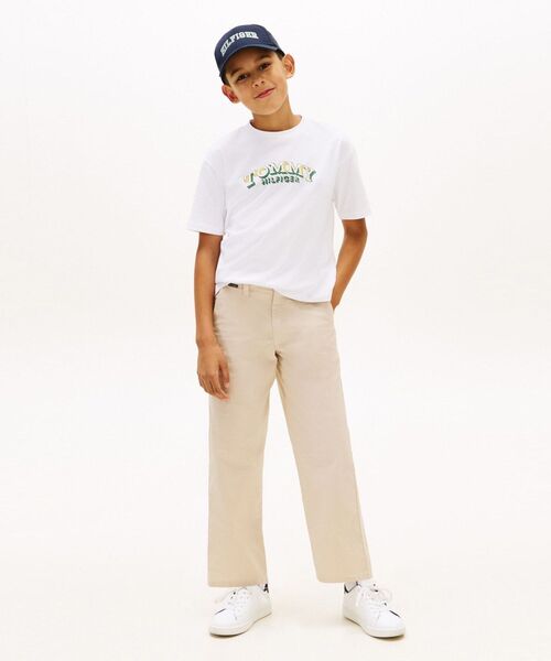 TOMMY HILFIGER（トミーヒルフィガー）の「BOYS 3DグラフィックTシャツ（Tシャツ/カットソー・キッズ・グリーン/イエロー/マルチ・140cm/130cm/150cm/160cm）」の5枚目の写真
