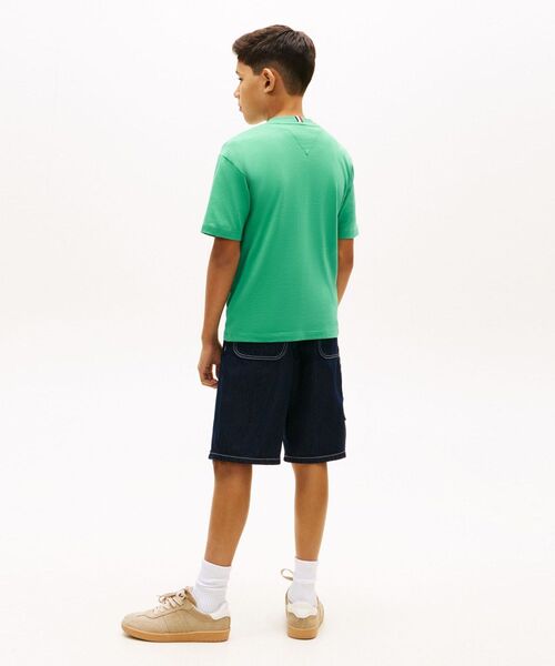 TOMMY HILFIGER（トミーヒルフィガー）の「BOYS 3DグラフィックTシャツ（Tシャツ/カットソー・キッズ・グリーン/イエロー/マルチ・140cm/130cm/150cm/160cm）」の11枚目の写真