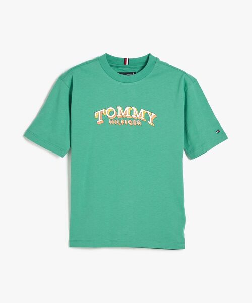 TOMMY HILFIGER（トミーヒルフィガー）の「BOYS 3DグラフィックTシャツ（Tシャツ/カットソー・キッズ・グリーン/イエロー/マルチ・140cm/130cm/150cm/160cm）」の12枚目の写真