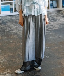 AULA AILA（アウラアイラ）の「メッシュレイヤードパンツ（スラックス）」