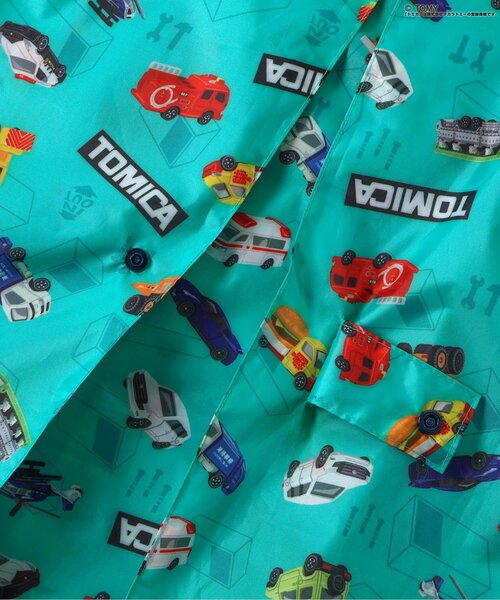 BREEZE(ブリーズ)の「TOMICA×BREEZE レインコート(レインコート/ポンチョ・キッズ・ターコイズブルー・100/130/120/110)」の14枚目の写真