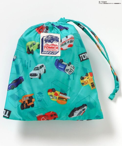 BREEZE(ブリーズ)の「TOMICA×BREEZE レインコート(レインコート/ポンチョ・キッズ・ターコイズブルー・100/130/120/110)」の11枚目の写真
