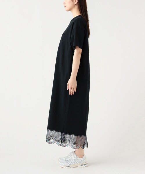BEAMS HEART(ビームスハート)の「裾 スカラレース ワンピース(ワンピース・レディース・ブラック/ホワイト系その他5/ブラウン・FREE)」の14枚目の写真