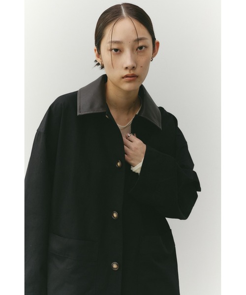 STYLEMIXER(スタイルミキサー)の「フェイクレザーカラーカバーオール(カバーオール・レディース・ホワイト/ミント/ブラック・FREE)」の22枚目の写真
