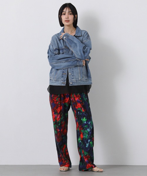 Gready Brilliant（グレディブリリアン）の「スクエアネックシアーヘムＴ（Tシャツ/カットソー・レディース・オフホワイト/ブラック・38）」の4枚目の写真