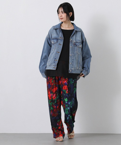 Gready Brilliant（グレディブリリアン）の「スクエアネックシアーヘムＴ（Tシャツ/カットソー・レディース・オフホワイト/ブラック・38）」の22枚目の写真