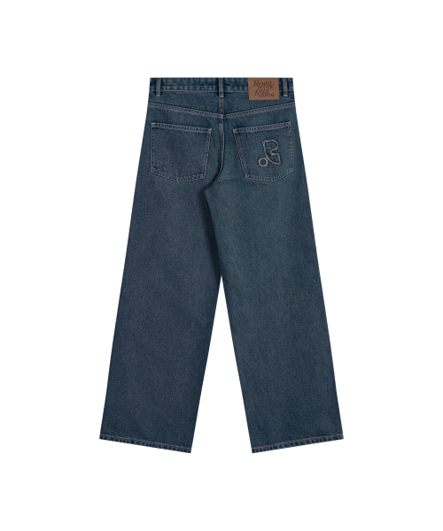 Rest&Recreation（レストアンドレクリエーション）の「LOW RISE STITCH JEANS - BLUE（デニムパンツ・レディース・その他・X-SMALL/SMALL/MEDIUM）」の9枚目の写真