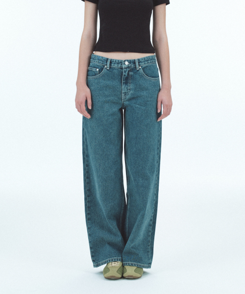 Rest&Recreation（レストアンドレクリエーション）の「LOW RISE STITCH JEANS - BLUE（デニムパンツ・レディース・その他・X-SMALL/SMALL/MEDIUM）」の10枚目の写真