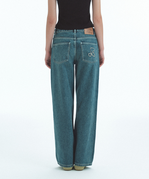 Rest&Recreation（レストアンドレクリエーション）の「LOW RISE STITCH JEANS - BLUE（デニムパンツ・レディース・その他・X-SMALL/SMALL/MEDIUM）」の5枚目の写真