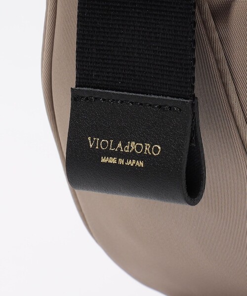 VIOLAd'ORO（ヴィオラドーロ）の「VIOLAd'ORO BIANCA ナイロンボディバッグ（ショルダーバッグ・レディース・ベージュ/レッド/カーキ・FREE）」の15枚目の写真