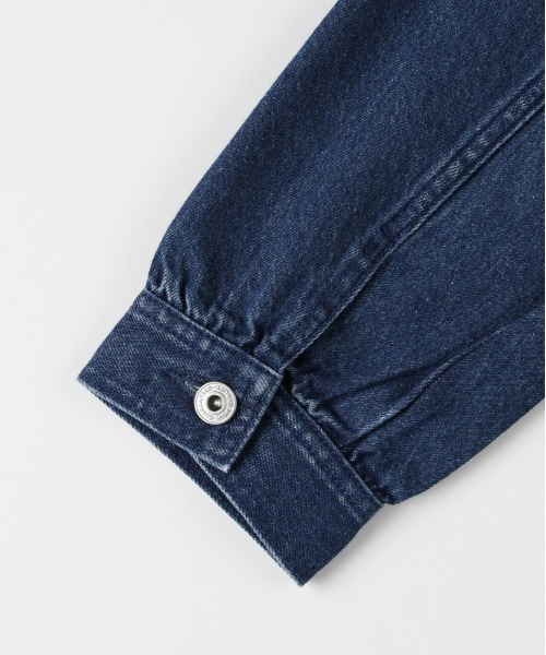 BACK NUMBER（バックナンバー）の「【BACK NUMBER】 デニム フルジップ ブルゾン (ワークジャケット / オーバーサイズ / ユーズド加工)（デニムジャケット・メンズ・ダークインディゴブルー/ブラック・L/XL/M）」の16枚目の写真