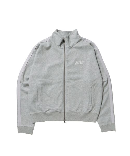 BEN DAVIS(ベンデイビス)の「【BEN DAVIS(ベンデイビス)】JERSEY LINE TRACK JACKET / ビッグシルエット フルジップ ヘビーウェイト 加工 刺繍 フーディ【短丈】(Tシャツ/カットソー・メンズ・グレー/ピンク/ブラック・LARGE/MEDIUM)」の11枚目の写真