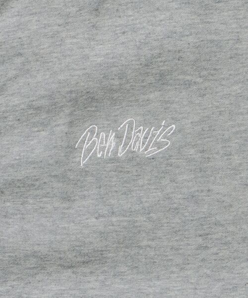 BEN DAVIS(ベンデイビス)の「【BEN DAVIS(ベンデイビス)】JERSEY LINE TRACK JACKET / ビッグシルエット フルジップ ヘビーウェイト 加工 刺繍 フーディ【短丈】(Tシャツ/カットソー・メンズ・グレー/ピンク/ブラック・LARGE/MEDIUM)」の14枚目の写真
