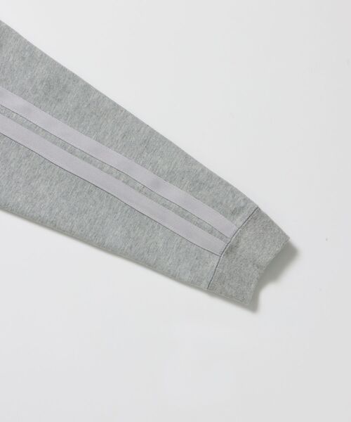 BEN DAVIS(ベンデイビス)の「【BEN DAVIS(ベンデイビス)】JERSEY LINE TRACK JACKET / ビッグシルエット フルジップ ヘビーウェイト 加工 刺繍 フーディ【短丈】(Tシャツ/カットソー・メンズ・グレー/ピンク/ブラック・LARGE/MEDIUM)」の17枚目の写真