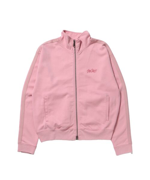 BEN DAVIS(ベンデイビス)の「【BEN DAVIS(ベンデイビス)】JERSEY LINE TRACK JACKET / ビッグシルエット フルジップ ヘビーウェイト 加工 刺繍 フーディ【短丈】(Tシャツ/カットソー・メンズ・グレー/ピンク/ブラック・LARGE/MEDIUM)」の18枚目の写真