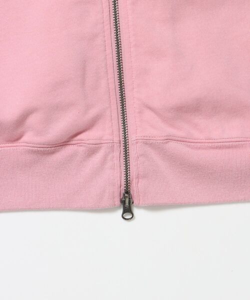 BEN DAVIS(ベンデイビス)の「【BEN DAVIS(ベンデイビス)】JERSEY LINE TRACK JACKET / ビッグシルエット フルジップ ヘビーウェイト 加工 刺繍 フーディ【短丈】(Tシャツ/カットソー・メンズ・グレー/ピンク/ブラック・LARGE/MEDIUM)」の22枚目の写真