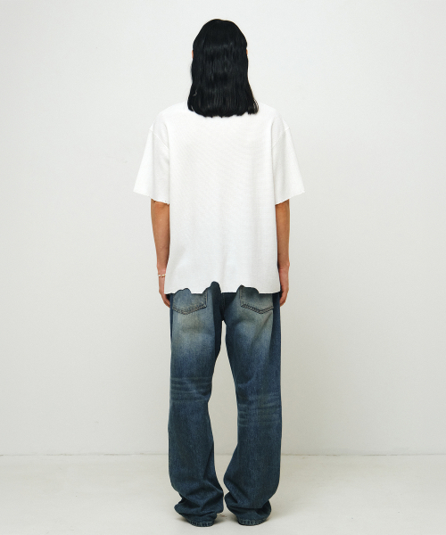 ENDOOR(エンドア)の「Vtg Damage 1/2 T-Shirt (off white)(Tシャツ/カットソー・メンズ・その他・1/2)」の6枚目の写真