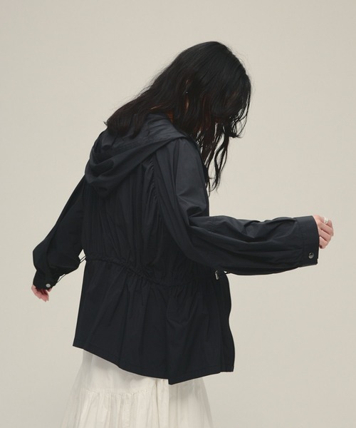 eL（エル）の「【eL】Light Hood Blouson/647468（ブルゾン・レディース・ネイビー/ブラック・FREE）」の21枚目の写真
