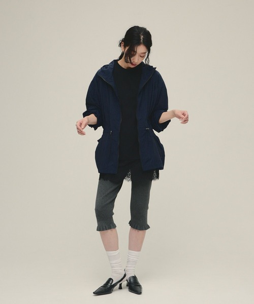 eL（エル）の「【eL】Light Hood Blouson/647468（ブルゾン・レディース・ネイビー/ブラック・FREE）」の22枚目の写真