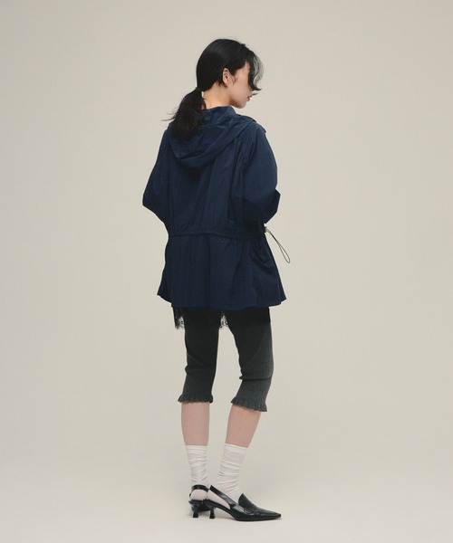 eL（エル）の「【eL】Light Hood Blouson/647468（ブルゾン・レディース・ネイビー/ブラック・FREE）」の4枚目の写真