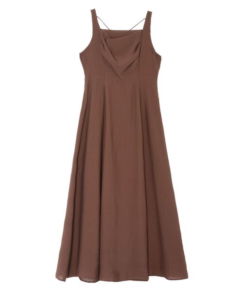 LAGUNAMOON(ラグナムーン)の「バックリボンフレアシアーワンピース 【夏服】(ワンピース・レディース・アイボリー/ブラウン・SMALL/MEDIUM)」の17枚目の写真