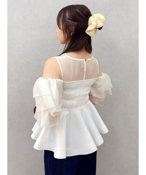 dazzlin(ダズリン)の「ビスチェライクチュニック(その他トップス・レディース・パープル/その他1/オフホワイト・FREE)」の16枚目の写真