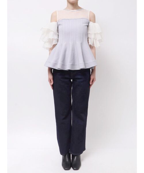 dazzlin(ダズリン)の「ビスチェライクチュニック(その他トップス・レディース・パープル/その他1/オフホワイト・FREE)」の10枚目の写真