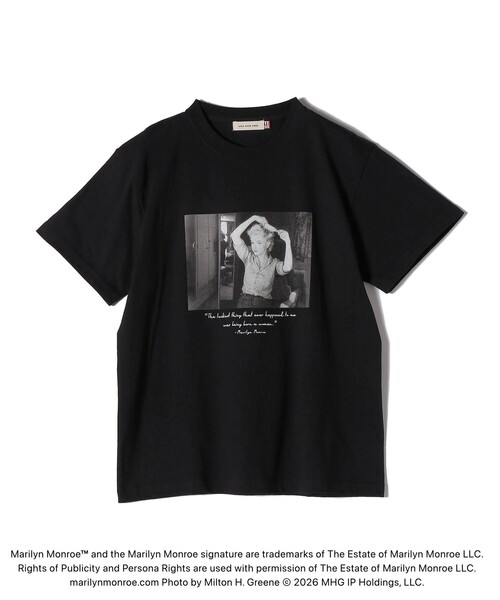 GOOD ROCK SPEED(グッドロックスピード)の「【SHIPS別注】Marilyn Monroe / フォト TEE(Tシャツ/カットソー・レディース・ベージュ/ホワイト/ブラック/ホワイト系・ONE SIZE)」の12枚目の写真