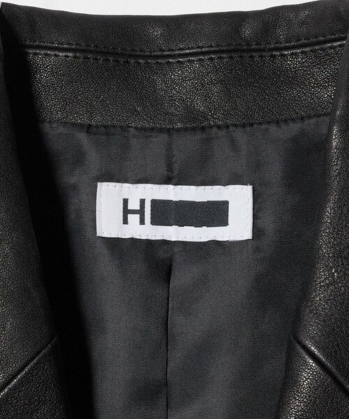 H　BEAUTY&YOUTH UNITED ARROWS（エイチビューティーアンドユースユナイテッドアローズ）の「＜H＞シープレザー テーラードジャケット（その他アウター・レディース・ブラック・M/S）」の14枚目の写真