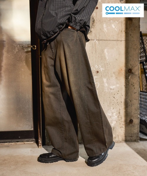 niko and...（ニコアンド）の「COOLMAX ライトエクストラワイドデニム　LIGHT EXTRA WIDE DENIM　[niko and ...JEANS]（デニムパンツ・メンズ・ブラック/ブルー/アクア/インディゴブルー/チャコール・MEDIUM/LARGE/SMALL）」の10枚目の写真