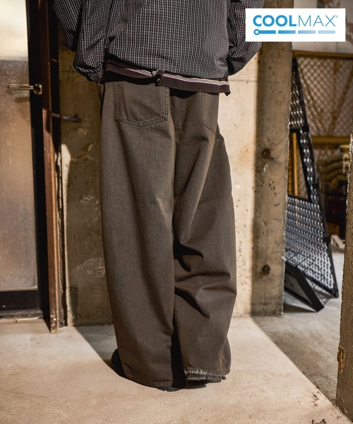 niko and...（ニコアンド）の「COOLMAX ライトエクストラワイドデニム　LIGHT EXTRA WIDE DENIM　[niko and ...JEANS]（デニムパンツ・メンズ・ブラック/ブルー/アクア/インディゴブルー/チャコール・MEDIUM/LARGE/SMALL）」の11枚目の写真