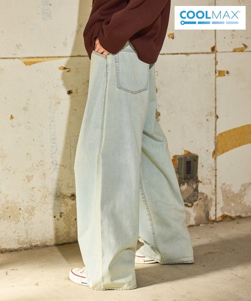 niko and...（ニコアンド）の「COOLMAX ライトエクストラワイドデニム　LIGHT EXTRA WIDE DENIM　[niko and ...JEANS]（デニムパンツ・メンズ・ブラック/ブルー/アクア/インディゴブルー/チャコール・MEDIUM/LARGE/SMALL）」の22枚目の写真