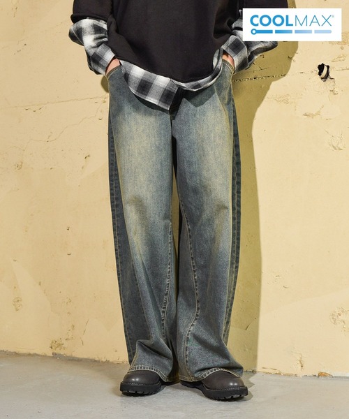 niko and JEANS] LIGHT EXTRA WIDE DENIM（デニムパンツ）｜niko