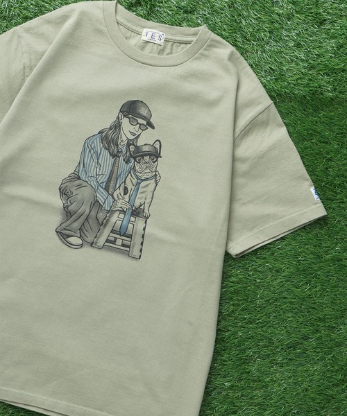 The Endless Summer（エンドレスサマー）の「TES MALIBU GIRL TEE / Tシャツ（Tシャツ/カットソー・メンズ・グリーン系その他3/アイボリー/ホワイト・MEDIUM/SMALL/X-LARGE/LARGE）」の3枚目の写真