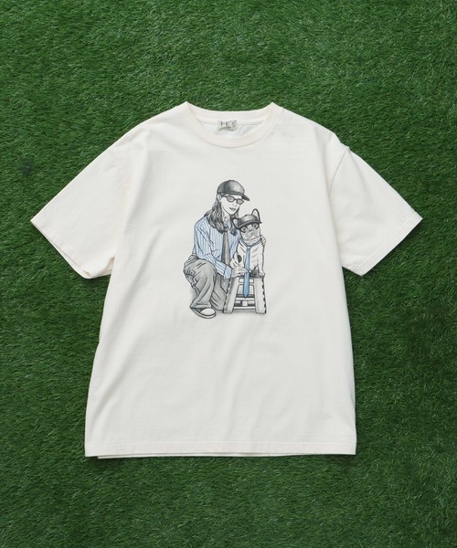 The Endless Summer（エンドレスサマー）の「TES MALIBU GIRL TEE / Tシャツ（Tシャツ/カットソー・メンズ・グリーン系その他3/アイボリー/ホワイト・MEDIUM/SMALL/X-LARGE/LARGE）」の10枚目の写真