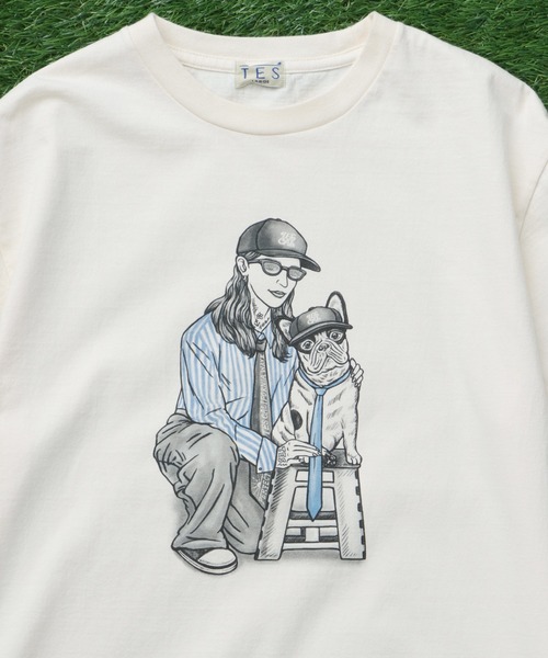 The Endless Summer（エンドレスサマー）の「TES MALIBU GIRL TEE / Tシャツ（Tシャツ/カットソー・メンズ・グリーン系その他3/アイボリー/ホワイト・MEDIUM/SMALL/X-LARGE/LARGE）」の11枚目の写真