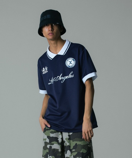 XLARGE（エクストララージ）の「CLASSIC SOCCER SHIRT（シャツ/ブラウス・メンズ・ホワイト/ブラック/ネイビー・XL/L/M/S）」の3枚目の写真