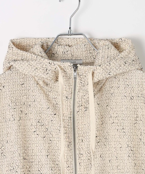 BAYFLOW（ベイフロー）の「[初夏まで着られる]メッシュパーカーブルゾン（ブルゾン・レディース・ブラック/オフホワイト・FREE）」の20枚目の写真