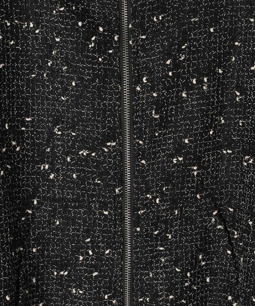 BAYFLOW（ベイフロー）の「[初夏まで着られる]メッシュパーカーブルゾン（ブルゾン・レディース・ブラック/オフホワイト・FREE）」の21枚目の写真