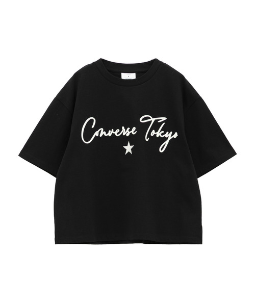 CONVERSE TOKYO(コンバーストウキョウ)の「LOGO EMBROIDERED TEE(Tシャツ/カットソー・レディース・ベージュ/ホワイト・FREE)」の14枚目の写真