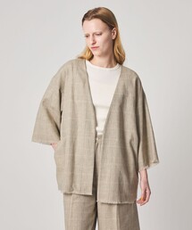 Steven Alan（スティーブンアラン）の「＜Steven Alan＞チェック カシュクール シャツジャケット（ノーカラージャケット）」