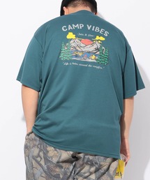 Tシャツ 半袖 メンズ 大きいサイズ ヒヤテック バックプリント クルーネック B&T CLUB (ビーアンドティークラブ)
