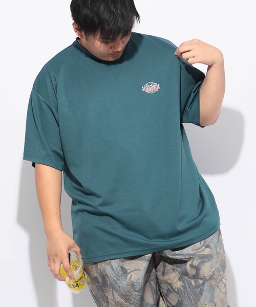 B&T CLUB(ビーティークラブ)の「Tシャツ 半袖 メンズ 大きいサイズ ヒヤテック バックプリント クルーネック B&T CLUB (ビーアンドティークラブ)(Tシャツ/カットソー・メンズ・グリーン/ブラック・X1(3L~4L)/X2(4L~5L)/X3(6L~7L)/X4(8L~9L))」の12枚目の写真