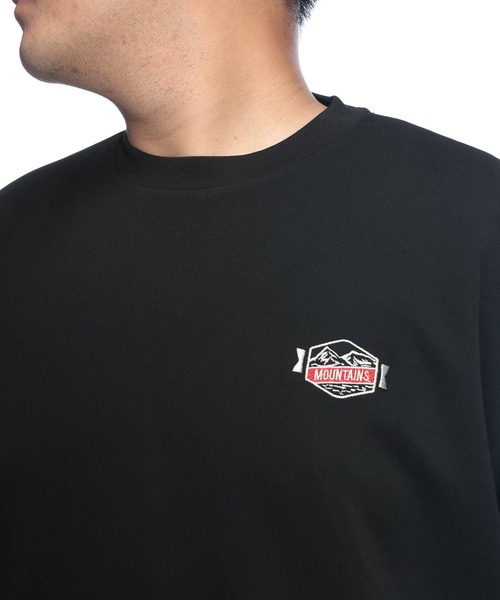 B&T CLUB(ビーティークラブ)の「Tシャツ 半袖 メンズ 大きいサイズ ヒヤテック バックプリント クルーネック B&T CLUB (ビーアンドティークラブ)(Tシャツ/カットソー・メンズ・グリーン/ブラック・X1(3L~4L)/X2(4L~5L)/X3(6L~7L)/X4(8L~9L))」の18枚目の写真