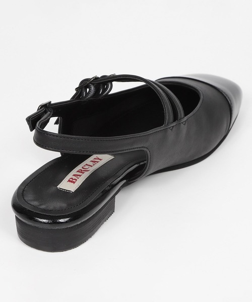 BARCLAY(バークレー)の「BARCLAY(バークレー)ダブルストラップバックバンドシューズ(パンプス・レディース・プラチナム/ブラック・22cm/22.5cm/23cm/23.5cm/24cm/24.5cm)」の10枚目の写真