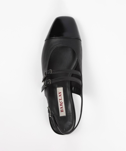 BARCLAY(バークレー)の「BARCLAY(バークレー)ダブルストラップバックバンドシューズ(パンプス・レディース・プラチナム/ブラック・22cm/22.5cm/23cm/23.5cm/24cm/24.5cm)」の11枚目の写真
