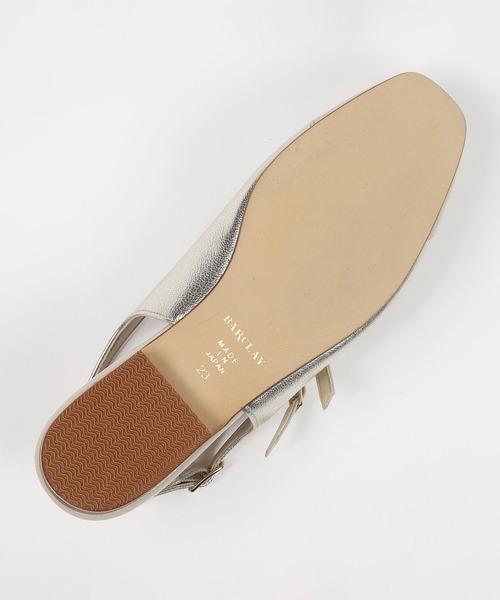 BARCLAY(バークレー)の「BARCLAY(バークレー)ダブルストラップバックバンドシューズ(パンプス・レディース・プラチナム/ブラック・22cm/22.5cm/23cm/23.5cm/24cm/24.5cm)」の7枚目の写真