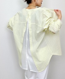 Lo-Fi（ローファイ）の「【WEB限定】異素材レイヤード風シャツ（シャツ/ブラウス）」