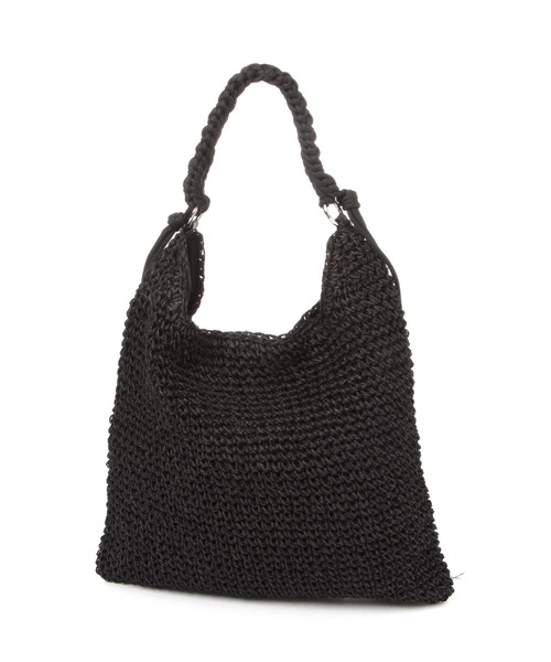 BAYFLOW(ベイフロー)の「【cachecache(カシュカシュ)】ペーパーパラコードトートバッグ(トートバッグ・レディース・ナチュラル/ブラック・FREE)」の4枚目の写真