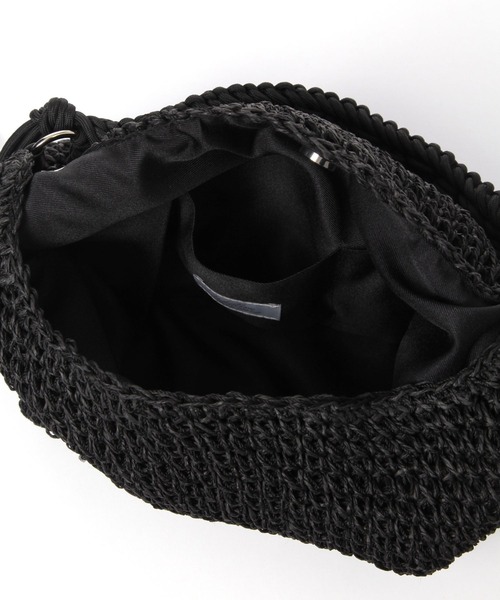 BAYFLOW(ベイフロー)の「【cachecache(カシュカシュ)】ペーパーパラコードトートバッグ(トートバッグ・レディース・ナチュラル/ブラック・FREE)」の9枚目の写真
